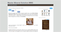 Desktop Screenshot of mastermiraclesolution.org